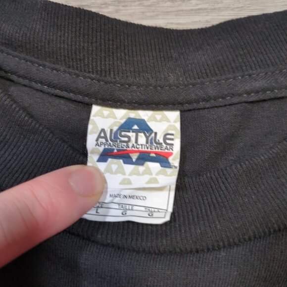 Django Unchained Mens Large Black Graphic T Shirt Movie Promo Tarantino Dicaprio - Picture 2 of 8